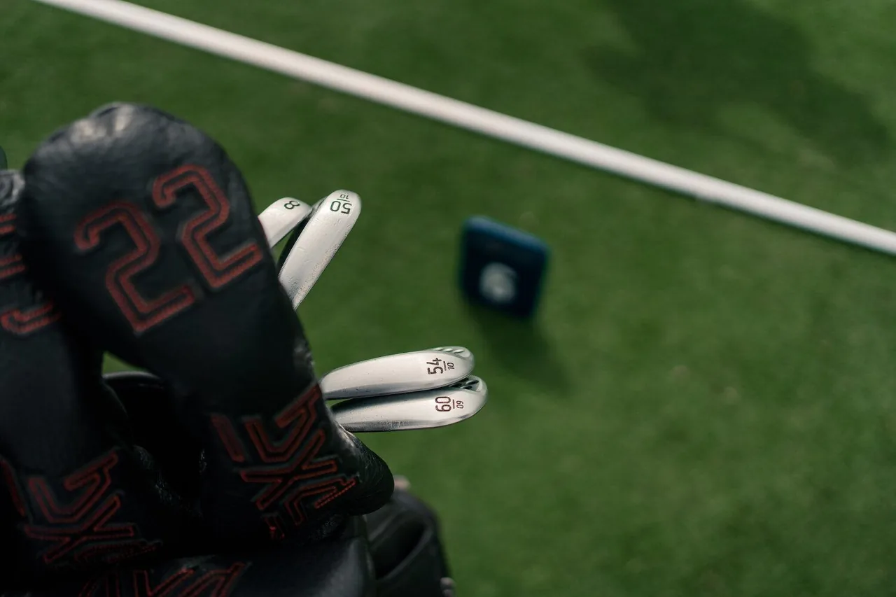 Golfhandschoen tijdens een trainingsmoment